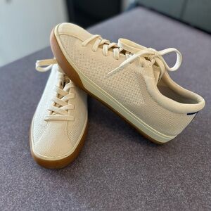 Rothy’s Cream Casual Sneakers with Gum Sole
